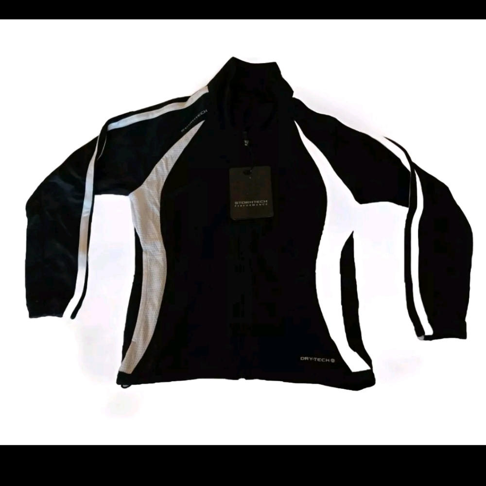 STORMTECH Performance MENS Training Jacket SAJ200 Blac/White Mens X-LARGE - NWT